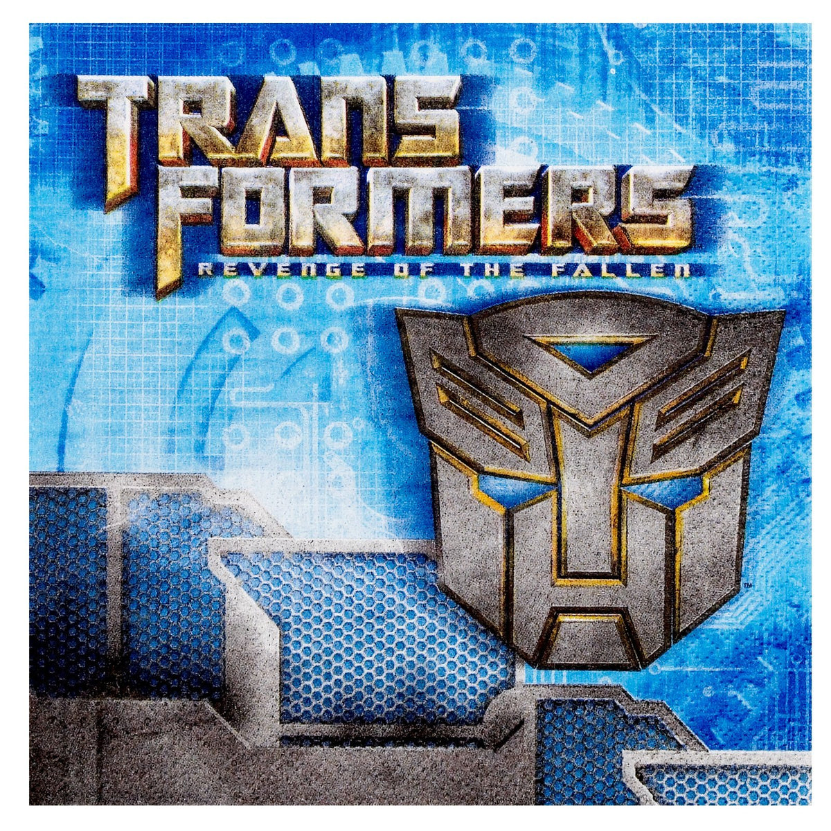 Hasbro Transformers Revenge of The Fallen Lunch Napkins (16 Count)