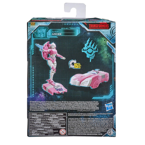 Transformers Toys Generations War for Cybertron: Earthrise Deluxe WFC-E17 Arcee Action Figure - Kids Ages 8 and Up, 5.5-inch