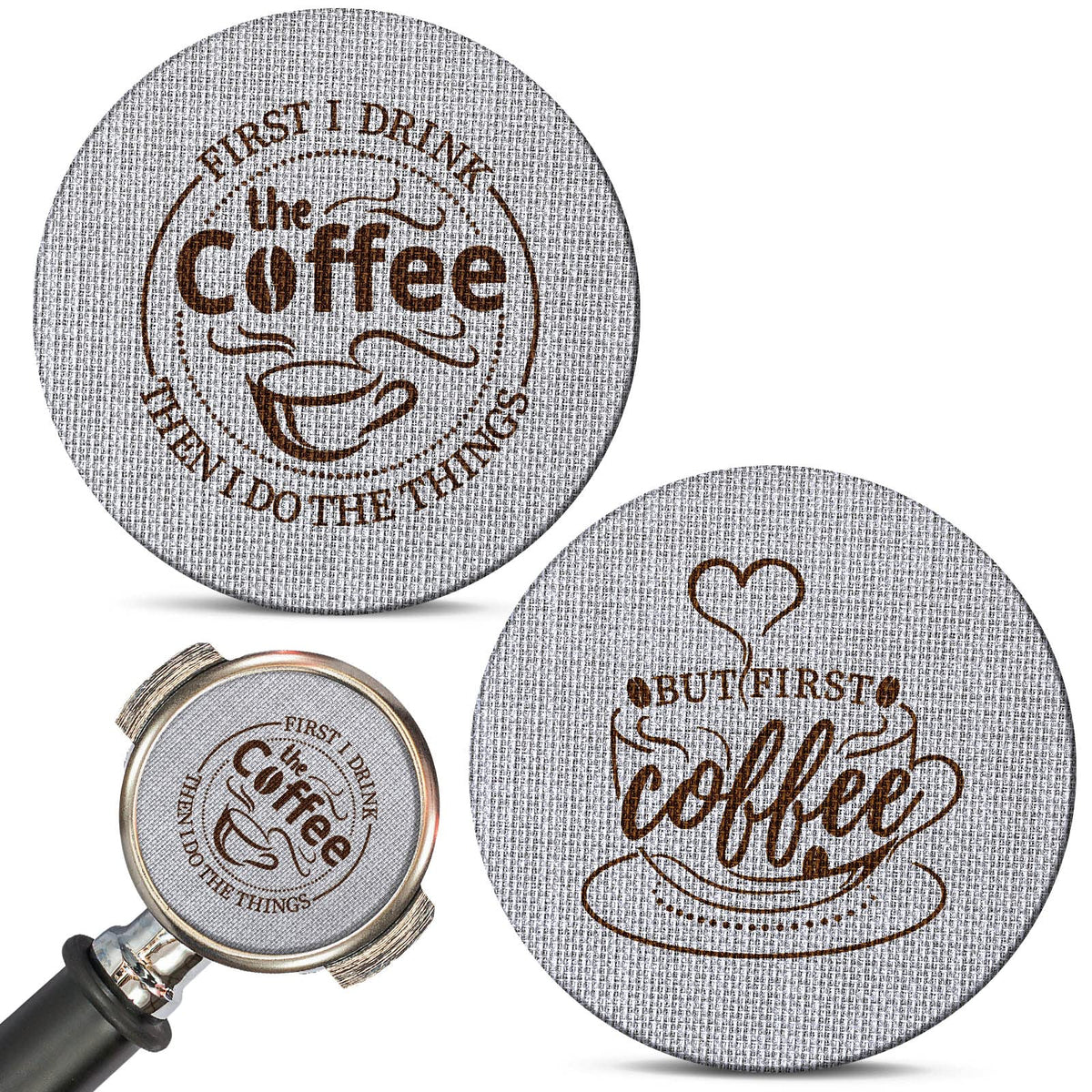Yaomiao 2 Pieces 51mm Espresso Puck Screen, 1.7mm Thickness 150?m Reusable Barista Espresso Screen Stainless Steel Coffee Filter Mesh Plate for Bottomless Portafilter Filter Basket
