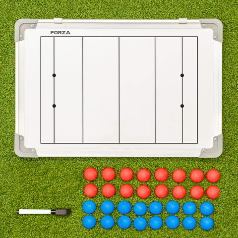FORZA 45cm x 30cm Coaching Tactics Boards | 13 Sport Options | Double-Sided Design (Rugby)