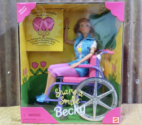 Barbie Becky Share a Smile Special Edition Doll (1996)