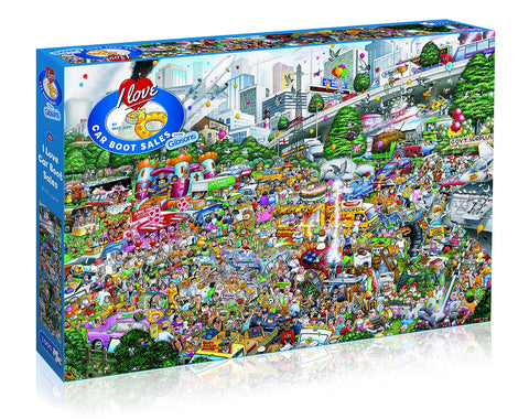 Gibsons I Love Car Boot Sales Jigsaw Puzzle (1000 Piece) Puzzle