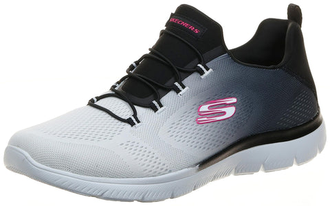 Skechers Summits - Bright Charmer Black White 9 B (M)