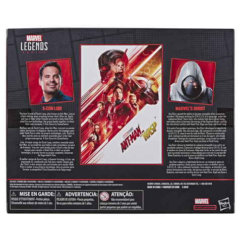 Marvel Legends Series Ant-Man & The Wasp 6"-Scale Movie-Inspired X-Con Luis Ghost Collectible Action Figure 2 Pack