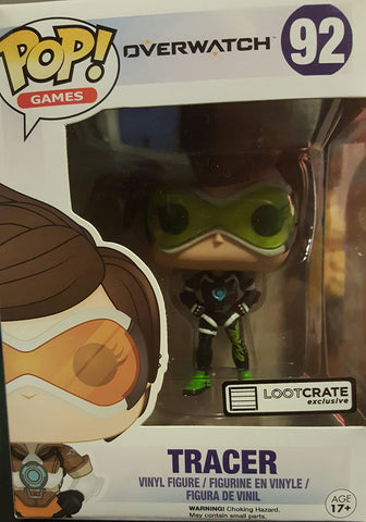 Funko Pop! Overwatch Tracer Figure #92 Loot Crate Gaming June 2016 Exclusive by Pop! Games