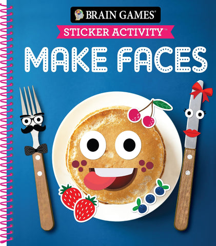 Brain Games - Sticker Activity - Make Faces (Age 3 Years and Up) (Volume 1)