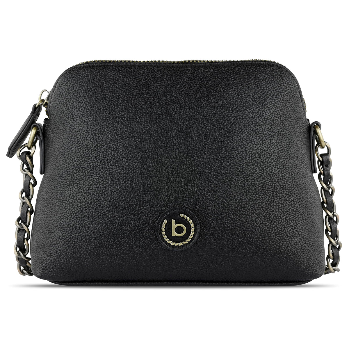 bugatti Passione Women's Small Handbag PU Leather Small Crossbody Bag for Women, Black, S, Crossbody bag