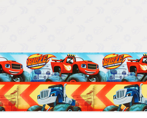 Blaze and the Monster Machines Plastic Table Cover, Party Favor