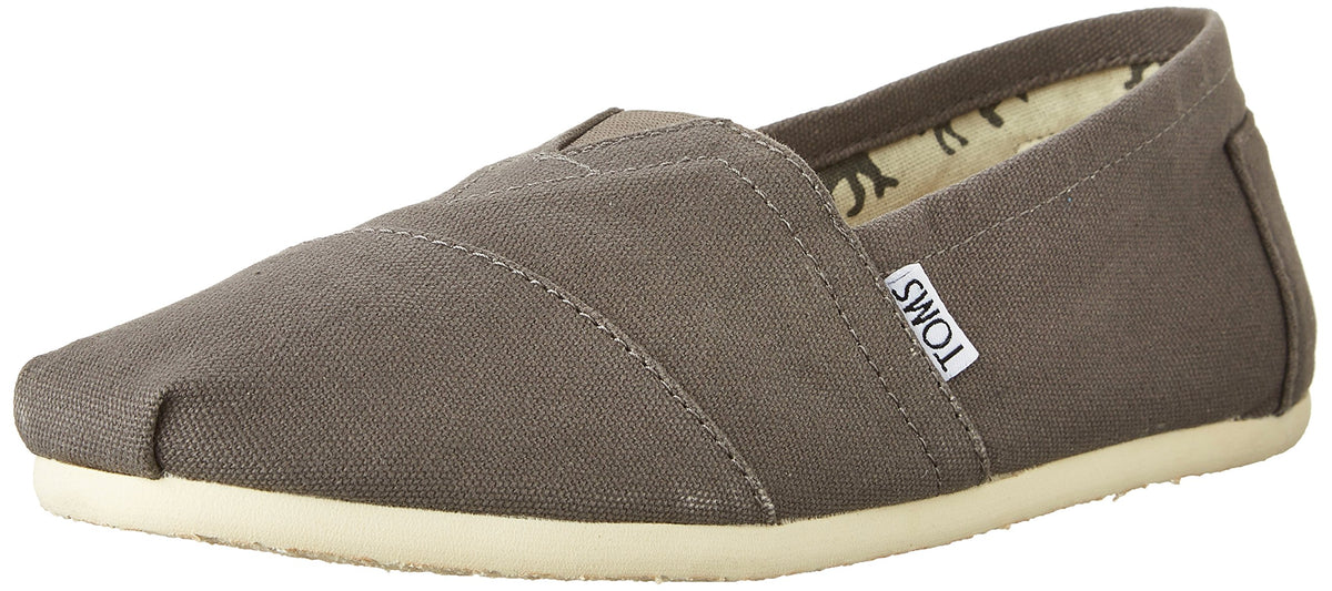 TOMS Women's Classic Canvas Slip-On,Ash,7 M US