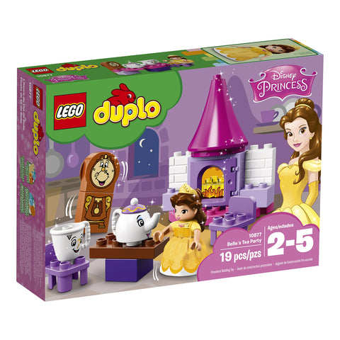 LEGO DUPLO Disney BelleÃƒÂ¢Ã¢â€šÂ¬Ã¢â€žÂ¢s Tea Party 10877 Building Blocks (19 Pieces)