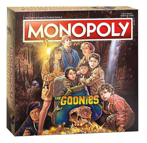 MONOPOLYÃƒâ€šÃ‚Â® The Goonies | Based on The 80s Adventure Classic Film | Collectible Monopoly Game Featuring Familiar Locations and Iconic Moments