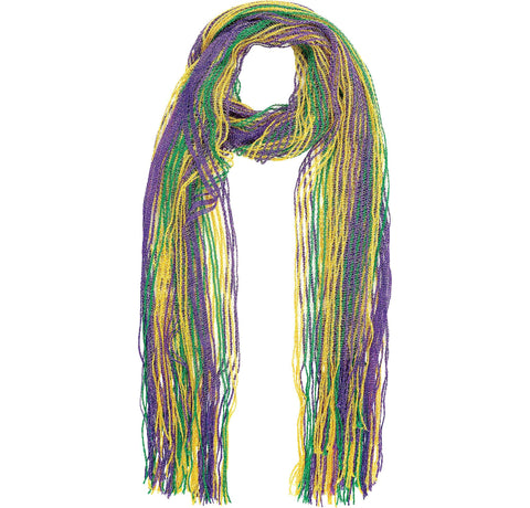 Amscan Mardi Gras Scarf, 68", Multicolor
