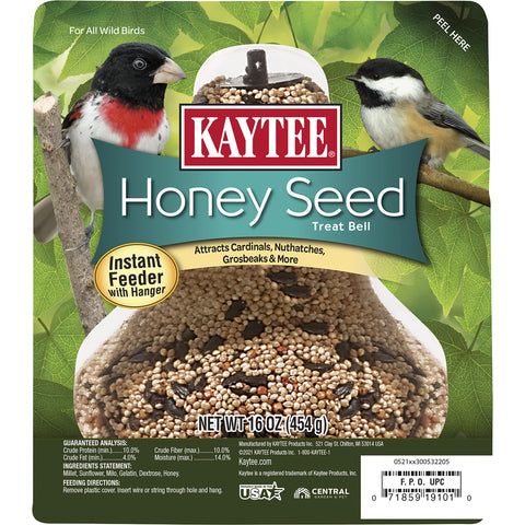 Kaytee Honey Seed Treat Bell, 1-Pound