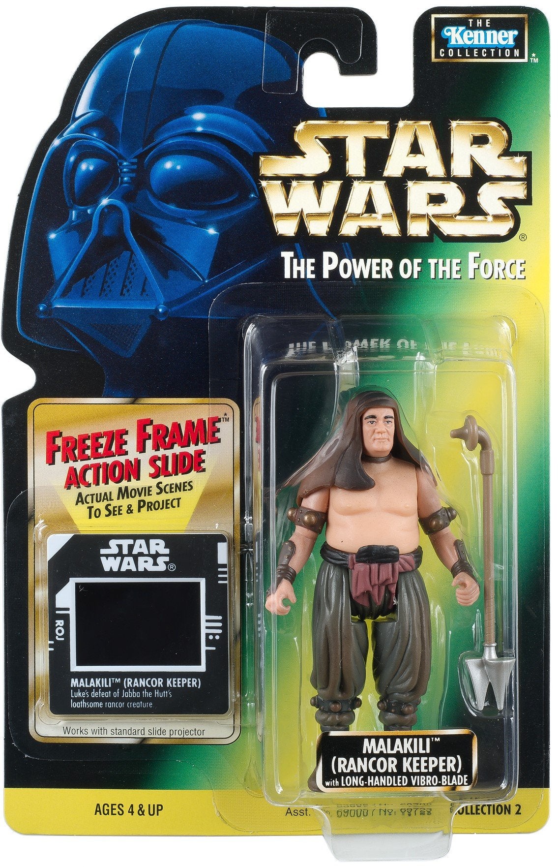 Star Wars The Power of The Force Freeze Frame Malakili (Rancor Keeper) Action Figure 3.75 Inches