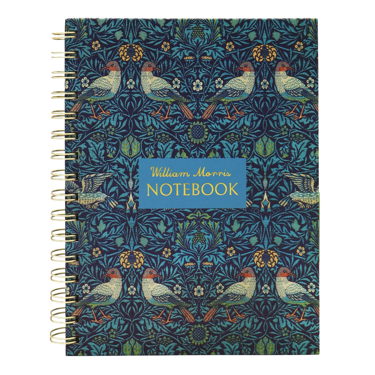 Robert Frederick A5 Notebook Wired with Dividers - William Morris Birds Design