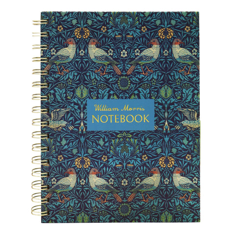 Robert Frederick A5 Notebook Wired with Dividers - William Morris Birds Design