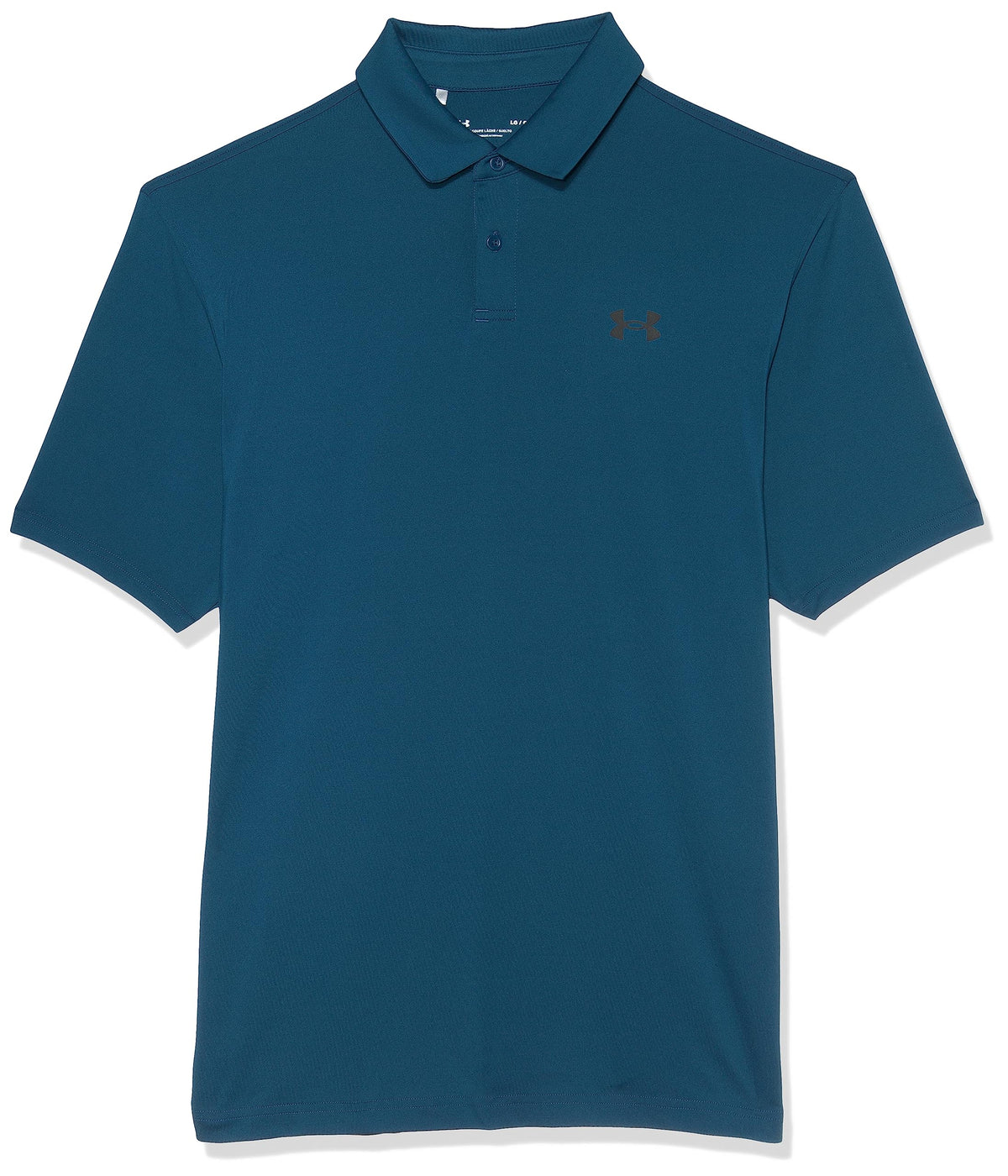 Under Armour Men's Polo Ua T2g Dress Shirt, Static Blue Black, Small-Medium