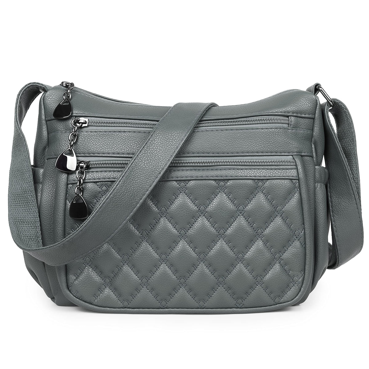 VOLGANIK ROCK Handbags for Women Ladies Handbags Soft PU Leather Shoulder Bags Women with Multi Pockets Crossbody Bags for Women Travel Handbags Everyday Bags Gift for Women