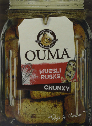 Ouma Muesli Rusks 500 g (Pack of 3)
