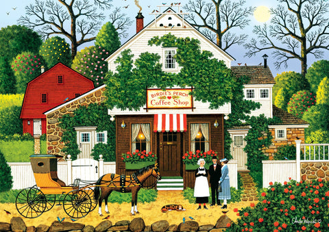 Buffalo Games - Charles Wysocki - Small Talk - 300 Large Piece Jigsaw Puzzle