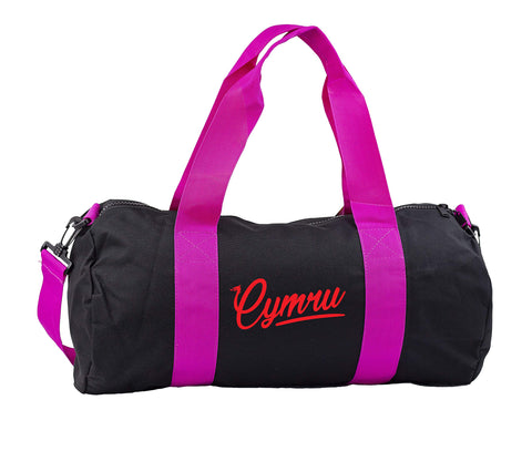 Hippowarehouse Cymru Wales Gymwear Gym Duffle Cylinder Uniform Kit Bag 50 x 25 x 25cm 20 litres