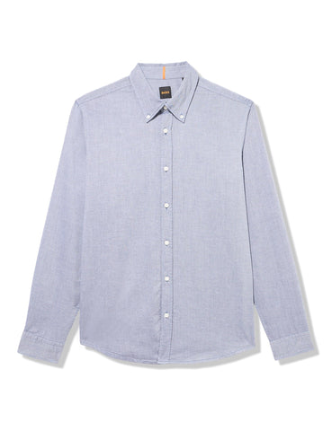 Rickert Long Sleeve Oxford Shirt French Blue