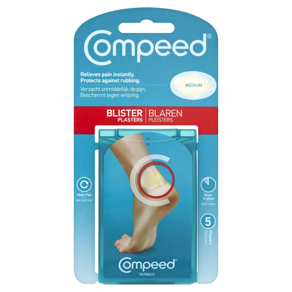 Compeed Blister Plasters Heel 5 Plasters