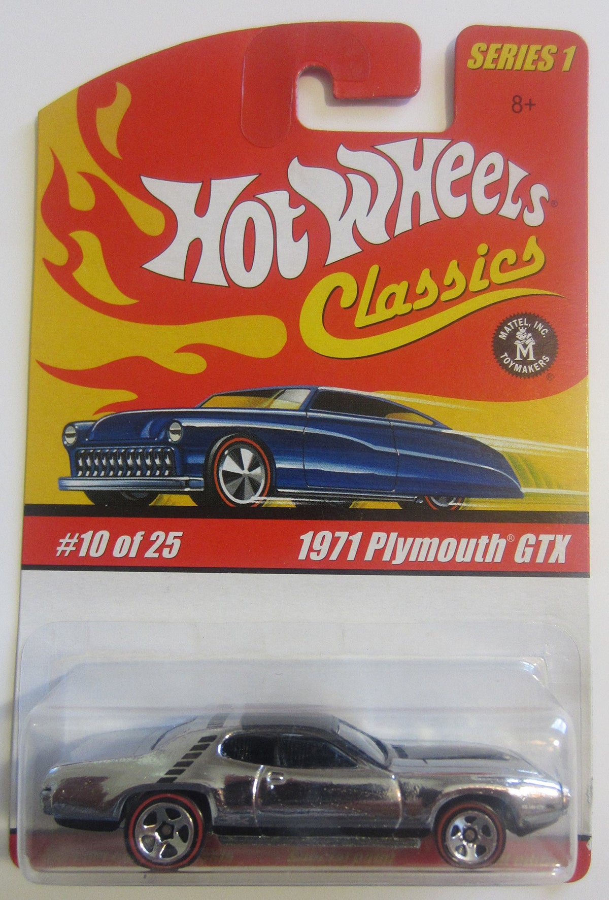 1971 Plymouth GTX Hot Wheels Classics Series 1 - Silver 10 of 25