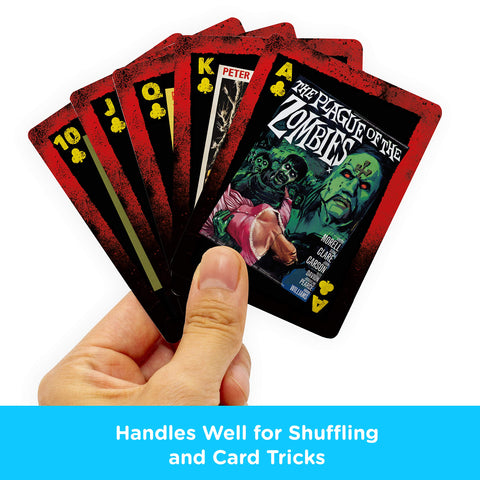 AQUARIUS Hammer House of Horror Playing Cards - Horror Movies Themed Deck of Cards for Your Favorite Card Games - Officially Licensed Hammer Merchandise & Collectibles