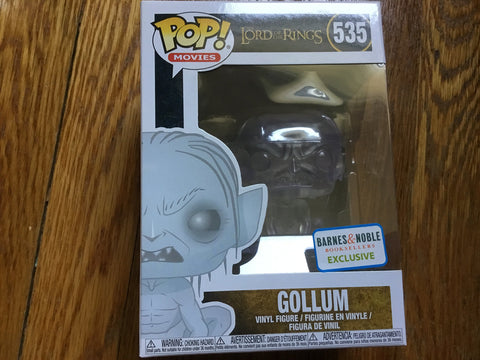 Funko Lord Of The Rings Invisible Gollum Pop Vinyl Exclusive
