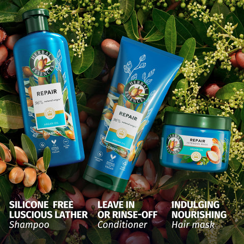 Herbal Essences Argan Oil Repair Hair Mask 500ml to Intensely Nourish Damaged Hair