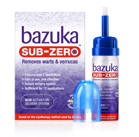 Bazuka SubZero Freezing Device For Treatment and Removal of Warts and Verrucas. Based on the Cryotherapy Method Used By Doctors, 50 ml