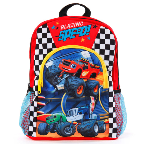 Blaze and The Monster Machines Kids Backpack | Boys School Bag | Monster Truck Childrenâ€™s Backpacks for Nursery and School