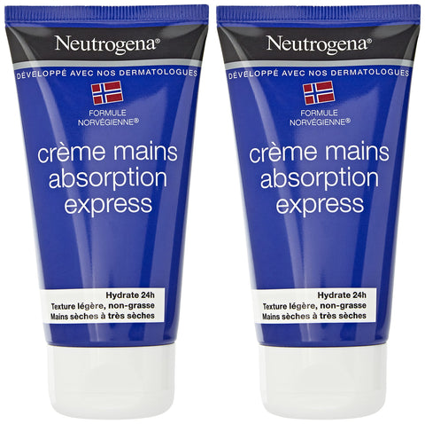Neutrogena Express Absorption Hand Cream 2 x 75ml