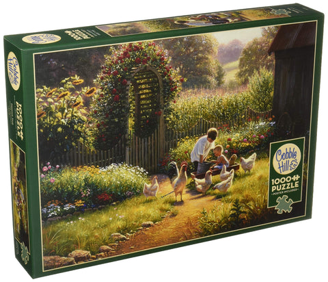 Cobblehill 80138 1000 pc Feeding Time Puzzle, Various