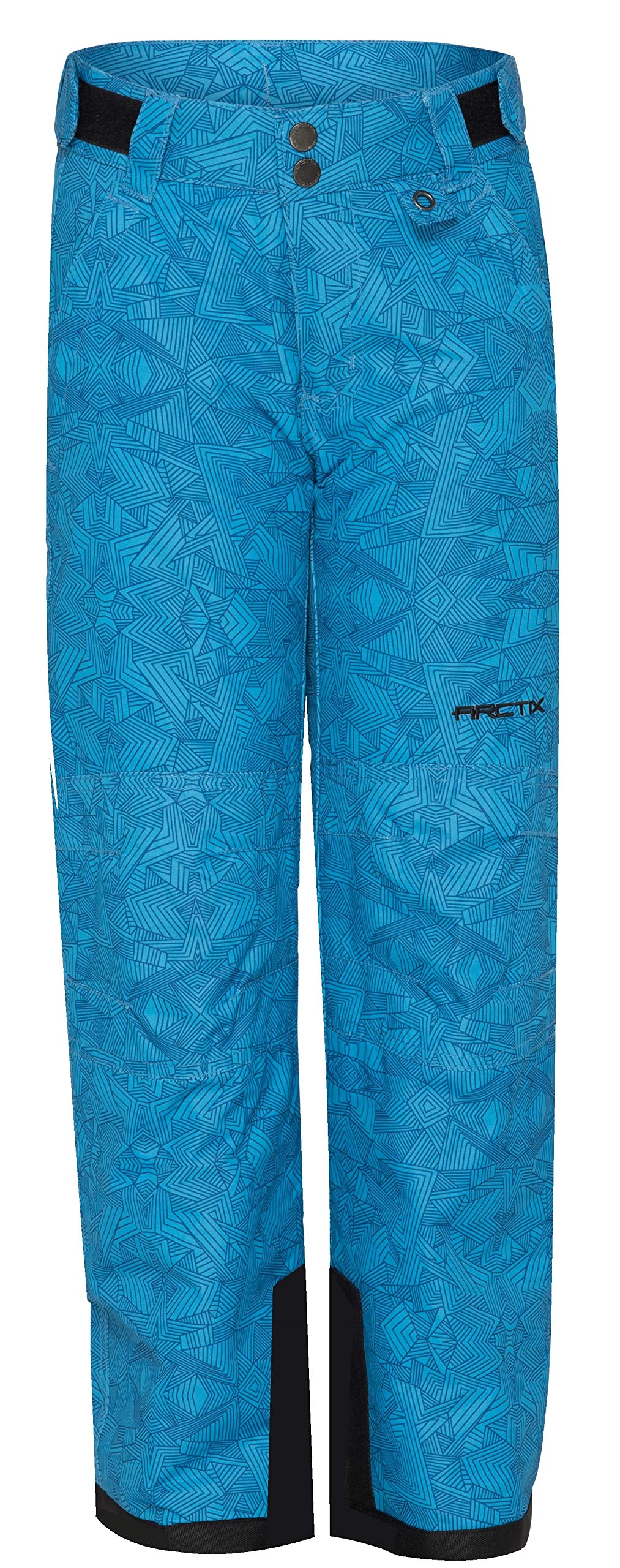 Arctix Youth Snow Pants with Reinforced Knees and Seat Snow Pants - Diamond Print Marina Blue, X-Small
