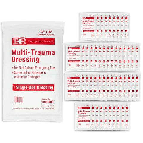 Ever Ready First Aid Multi-Trauma Sterile Non-Woven Dressing 12ÃƒÆ’Ã†â€™Ãƒâ€šÃ‚Â¢ÃƒÆ’Ã‚Â¢ÃƒÂ¢Ã¢â€šÂ¬Ã…Â¡Ãƒâ€šÃ‚Â¬ÃƒÆ’Ã¢â‚¬Å¡Ãƒâ€šÃ‚Â x 30ÃƒÆ’Ã†â€™Ãƒâ€šÃ‚Â¢ÃƒÆ’Ã‚Â¢ÃƒÂ¢Ã¢â€šÂ¬Ã…Â¡Ãƒâ€šÃ‚Â¬ÃƒÆ’Ã¢â‚¬Å¡Ãƒâ€šÃ‚Â - 50 Count