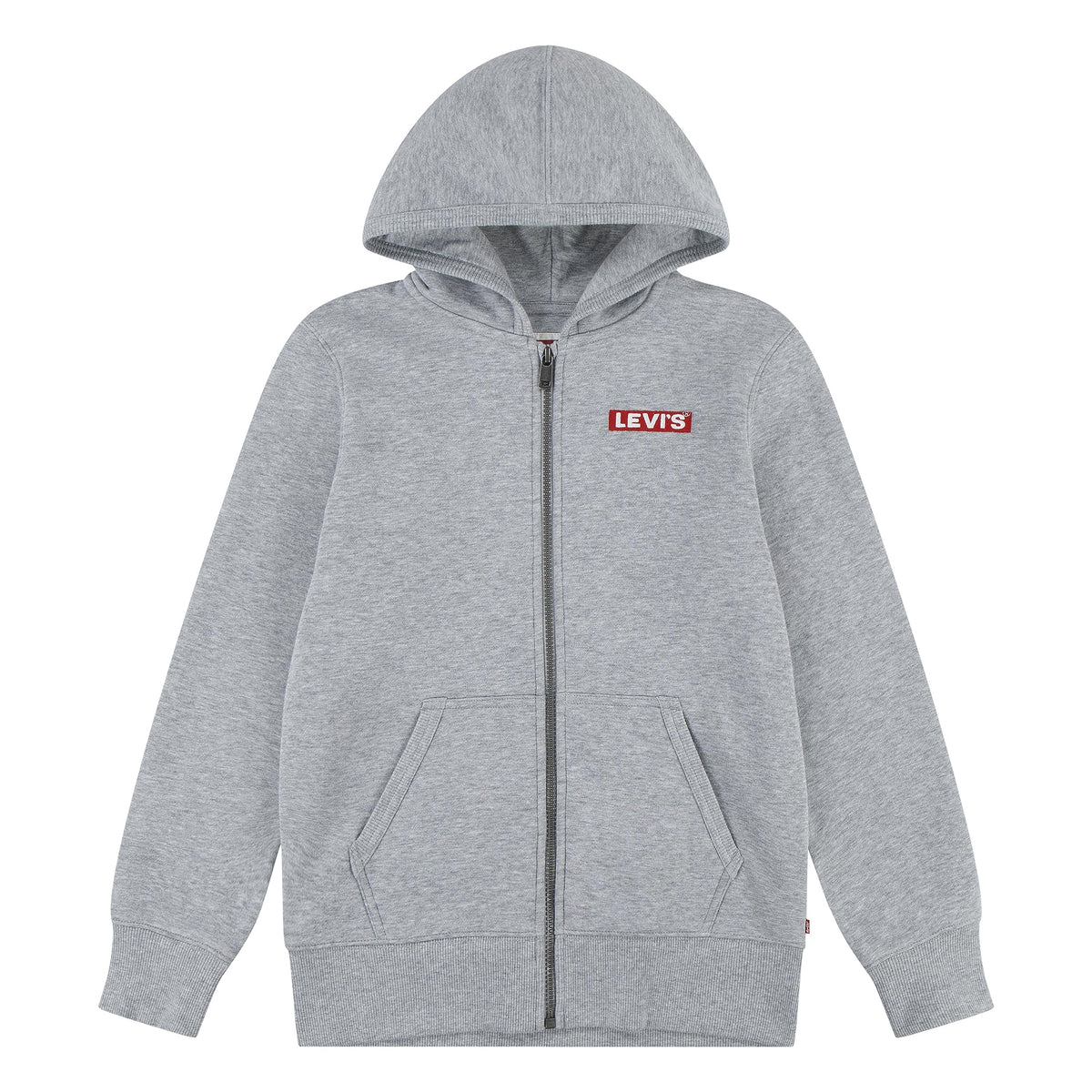 Levi's Kids Lvn boxtab full zip hoodie Boys Grey Heather 16 years