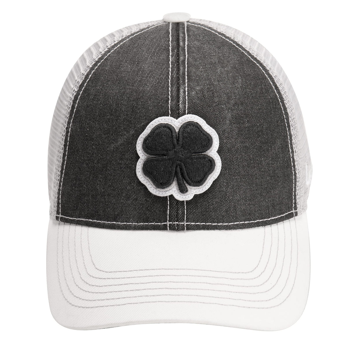 Black Clover Two Tone Vintage 21 Grey/White Hat Adjustable Snapback