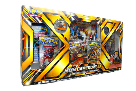 Pokemon TCG: Mega Camerupt EX Premium Collection Box for 72 months to 1080 months, Includes Foil Promo Card (2)