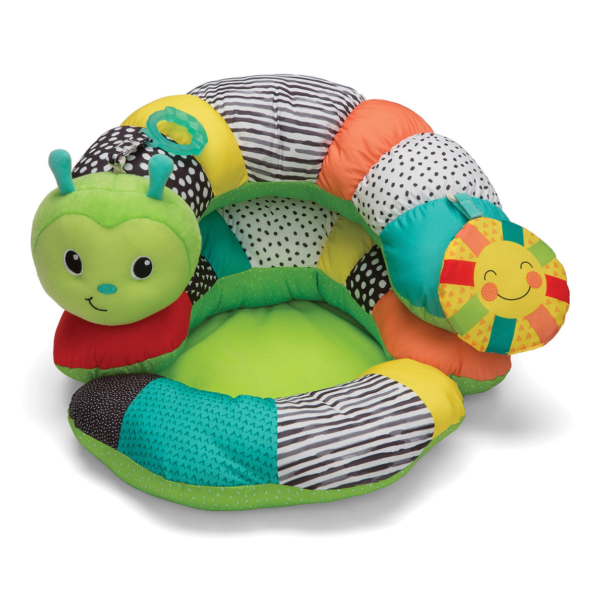 INFANTINO Prop-A-Pillar Tummy Time & Seated Support - Pillow Support for Newborn & Older Babies with Detachable Support Pillow & Toys, Development of Strong Head & Neck Muscles