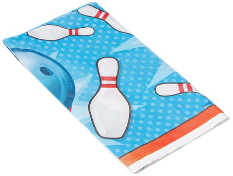 Amscan 571664 Bowling Plastic Table Cover, Multicolor