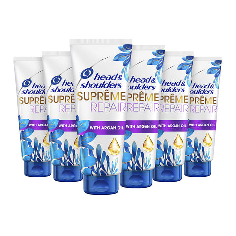 Head & Shoulders Anti-Dandruff Supreme Damage Repair Conditioner to Fight Damage, 275 ml, Pack of 6