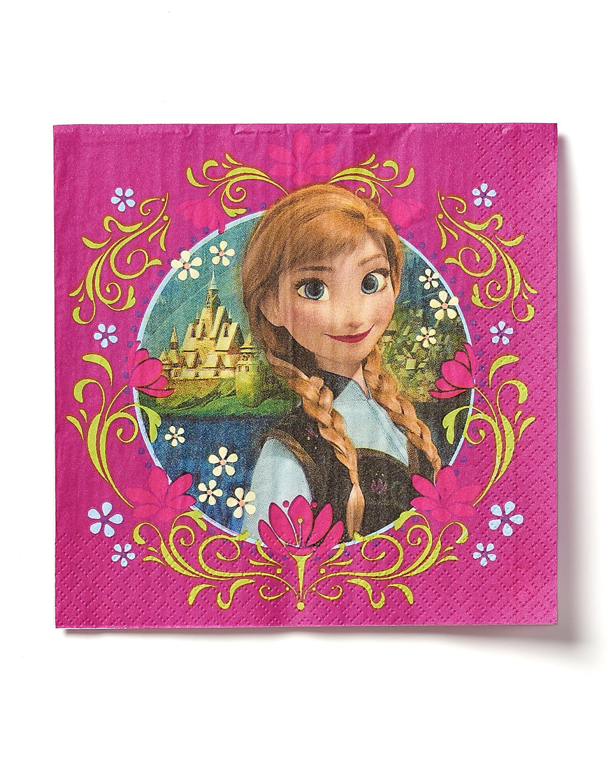 Disney Frozen Luncheon Napkins Birthday Party Tableware Supply (16 Pack), Multi Color, 6.5" x 6.5".