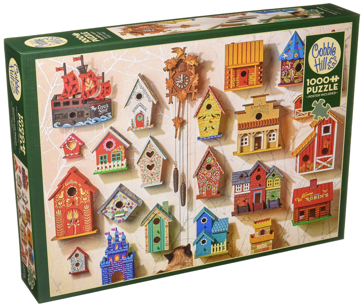 Cobblehill 80152 1000 pc Cuckoo and Friends Puzzle, Various