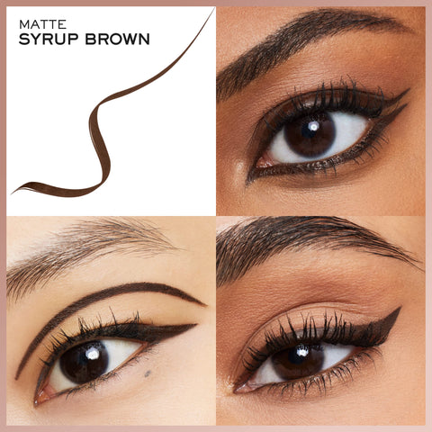 LancÃƒÆ’Ã†â€™Ãƒâ€šÃ‚Â´me IdÃƒÆ’Ã†â€™Ãƒâ€šÃ‚Â´le Liner Waterproof Liquid Eyeliner - Ultra-Precise & Luminous Pigments - Flake, Fade & Smudge-Proof - Brown
