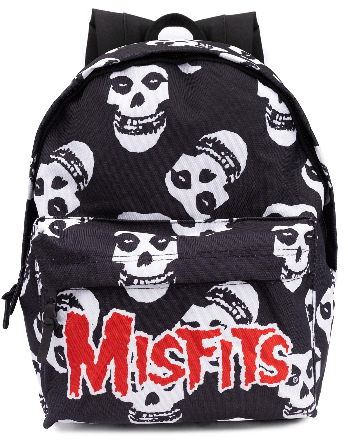 Misfits Backpack For Adults & Teens | Music Skull Logo Festival School Rucksack 16ÃƒÆ’Ã†â€™Ãƒâ€šÃ‚Â¢ÃƒÆ’Ã‚Â¢ÃƒÂ¢Ã¢â€šÂ¬Ã…Â¡Ãƒâ€šÃ‚Â¬ÃƒÆ’Ã¢â‚¬Å¡Ãƒâ€šÃ‚Â | Black Red Bag With Adjustable Straps One Size