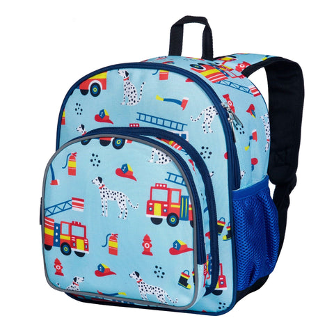 Wildkin Boys' 12-Inch Backpack, Firefighters, 12 Inch