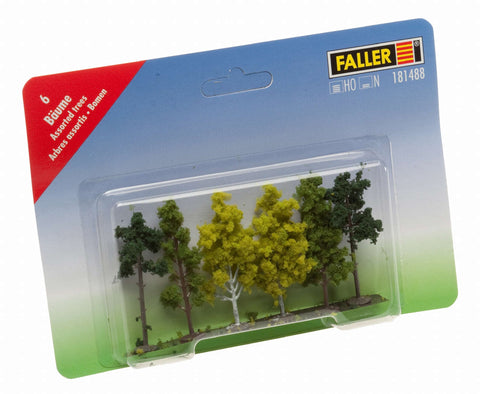 Faller 181488 Assorted Trees 6cm H/N 6/Scenery and Accessories