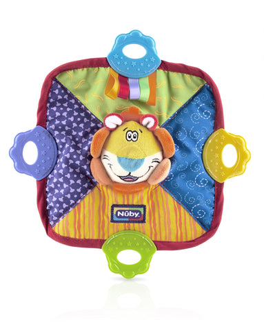 Nuby Teething Blankie, Lion